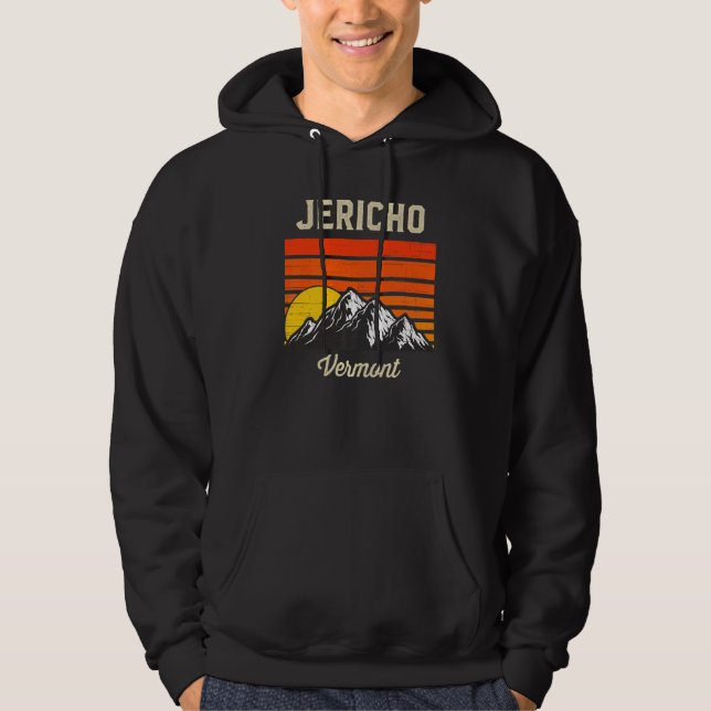 Sudadera Jericho Vermont Retro Vintage City State Usa (Anverso)