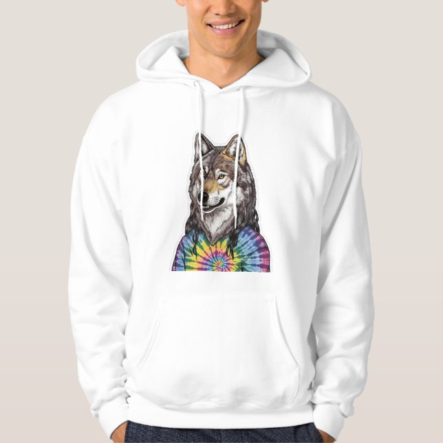 Sudadera Jerry Garcia wolf (Anverso)