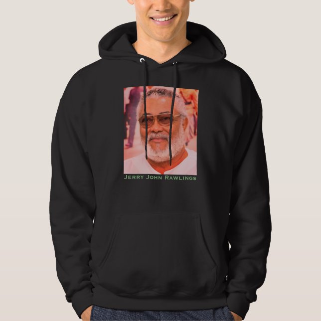Sudadera Jerry Rawlings, J.J. Rawlings, Presidente de Ghana (Anverso)