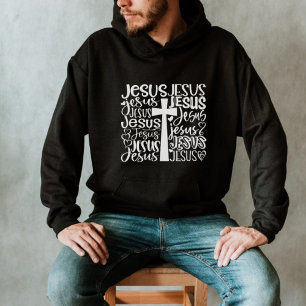 Sudadera Jesucristo a través de la tipografía