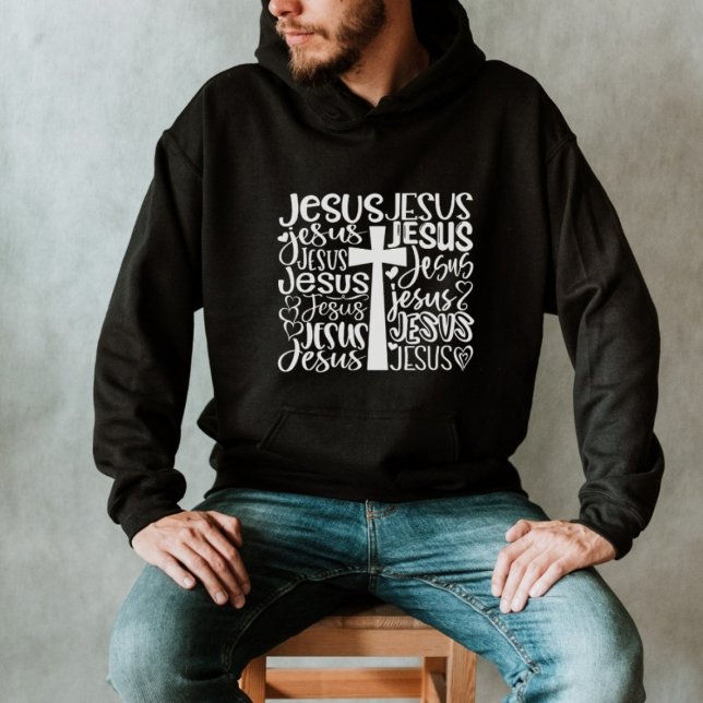 Sudadera Jesucristo a través de la tipografía (Subido por el creador)