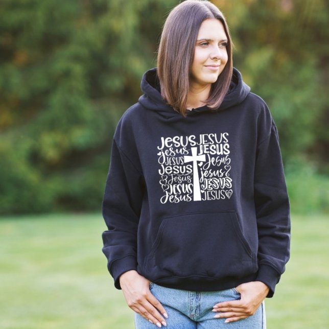 Sudadera Jesucristo a través de la tipografía (Subido por el creador)