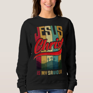 Sudadera Jesucristo es mi Salvador para las Mujeres Cristia