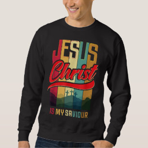 Sudadera Jesucristo es mi Salvador para las Mujeres Cristia