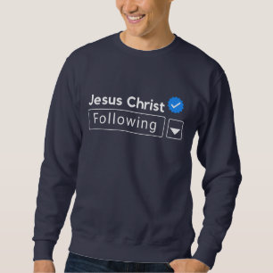Sudadera Jesucristo siguiendo la Biblia Verse Faith Christi