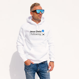 Sudadera Jesucristo siguiendo la Biblia Verse Faith Christi
