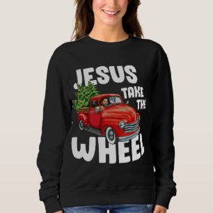 Sudadera Jesucristo Tome La Rueda Navidades De Camión Rojo