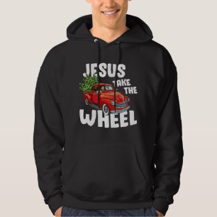 Sudadera Jesucristo Tome La Rueda Navidades De Camión Rojo