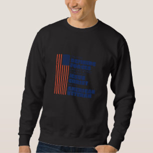 Sudadera Jesucristo Veterano Patriota Cristiano