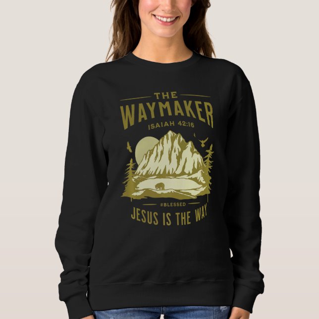 Sudadera Jesucristo Waymaker (Anverso)