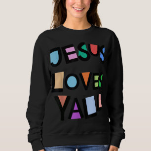 Sudadera Jesús Ama A Todos Creencia Rosa Fe Mujeres Chicas 