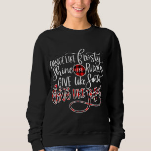 Sudadera Jesús Amor  Baile Como Brillo Escarchado Como Rudo