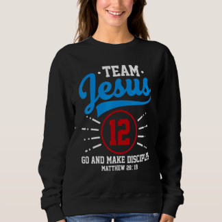 Sudadera Jesus and Baseball Team Jesus Christian Matthew 28
