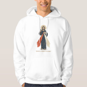 Sudadera Jesús Antiguo Confío en Ti Diseño Vectorial Religi