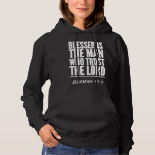Sudadera Jesús Biblia Scripture Verse Christian Jeremiah 17