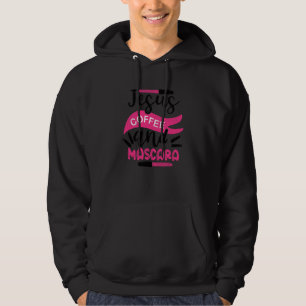 Sudadera Jesús Café Y Mascara Religioso Cristiano