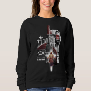 SUDADERA JESÚS CHRISTIAN LA SALVORA FE DIOS EN DIVERSIÓN CR