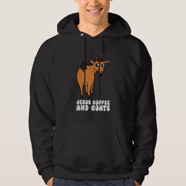 Sudadera Jesus Coffee And Goats (Anverso)