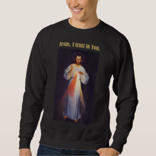 Sudadera Jesús, confío en ti, divina misericordia