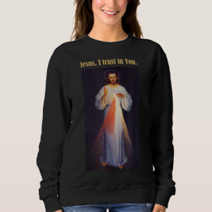 Sudadera Jesús, confío en ti, divina misericordia