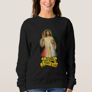 Sudadera Jesús Confío En Tu Persona Católica