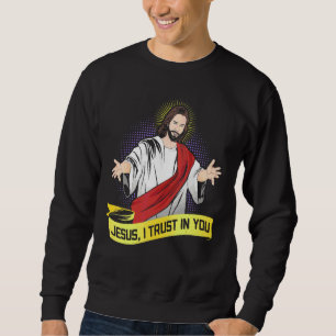 Sudadera Jesús Confío En Tu Persona Católica