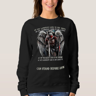 Sudadera Jesús Cruzado Caballero Templario En Mi Dios Más O
