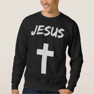 Sudadera Jesús Cruzar la Iglesia Cristiana Dios Religión