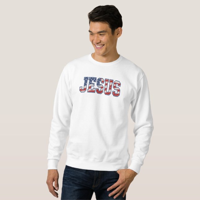 SUDADERA JESÚS - EE. UU. (Anverso completo)