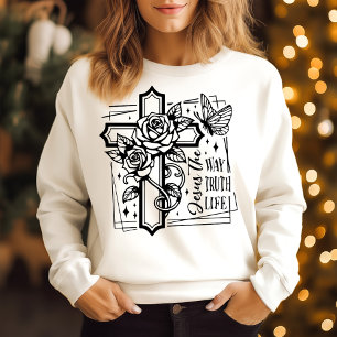 Sudadera Jesús el camino la verdad la vida