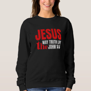 Sudadera Jesús El Camino La Verdad La Vida