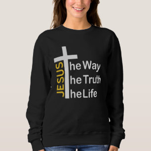Sudadera Jesús El Camino Verdad Vida Juan 146 Biblia Cristi
