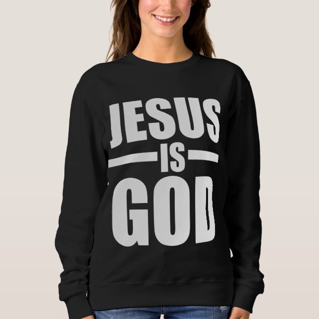 Sudadera Jesús es Dios (Anverso)