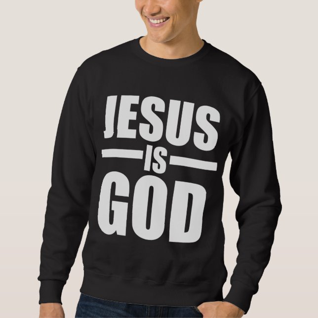 Sudadera Jesús es Dios (Anverso)
