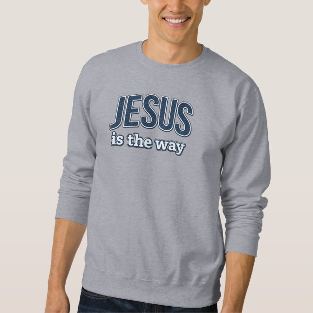 Sudadera JESÚS es el camino - Cristiano (Anverso)
