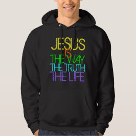 Sudadera Jesús es el Camino, la Verdad, la Vida Cristiana