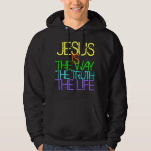 Sudadera Jesús es el Camino, la Verdad, la Vida Cristiana