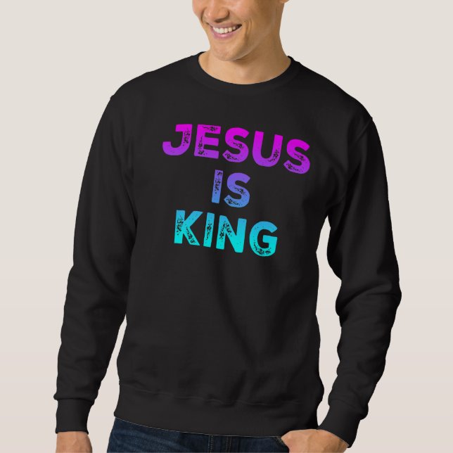 Sudadera Jesús es el Rey 2 (Anverso)