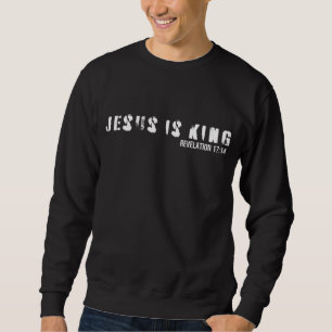 Sudadera Jesús es la Biblia Rey Verse la Escritura Cristian