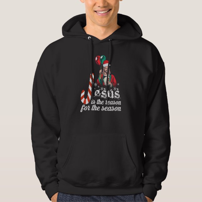 Sudadera Jesús Es La Razón De La Temporada De Navidades Jes (Anverso)