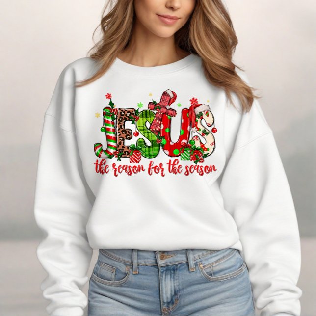 Sudadera Jesús Es La Razón Para Los Navidades De La Fe De L (Subido por el creador)