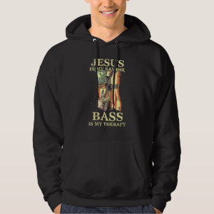 Sudadera Jesús Es Mi Bass Salvador Es Mi Terapia