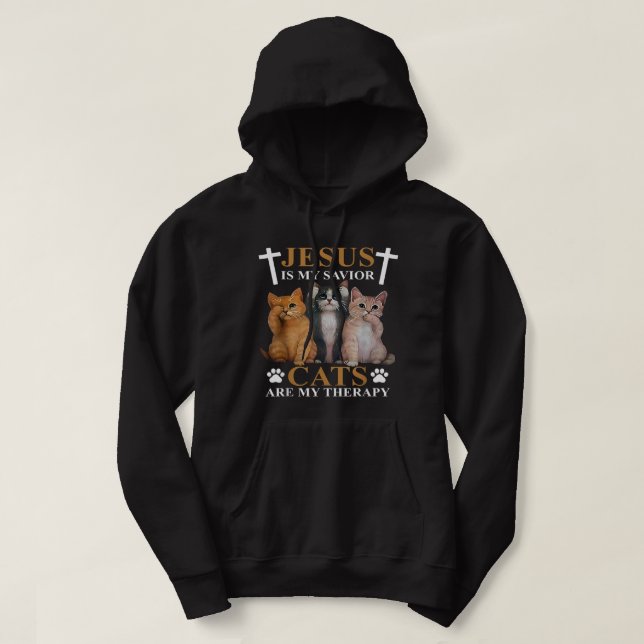 Sudadera Jesús Es Mi Dios Rey Mi Señor Mi Salvador El León  (Diseño del anverso)