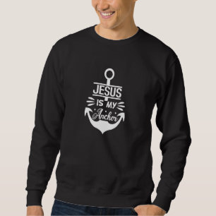 Sudadera Jesús Es Mi Iglesia Cristiana Ancla Religión