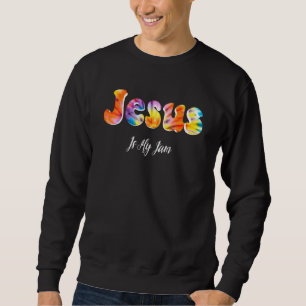 Sudadera Jesús Es Mi Jam Christian Faith Retro Vintage