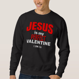 Sudadera JESÚS ES MI PERFECTO VALENTINO cristiano