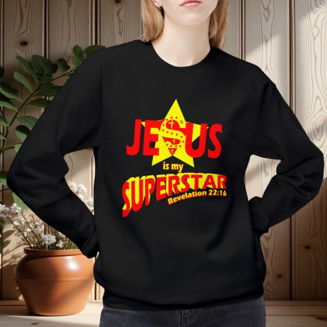 Sudadera Jesús es mi Superstar, versículo de la biblia (Subido por el creador)