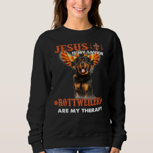Sudadera Jesús Es Mi Terapia Los Rottweilers Salvadores
