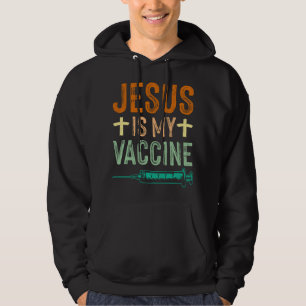 Sudadera Jesús Es Mi Vacuna Fe Cristiana Jesús Anti Vacunas