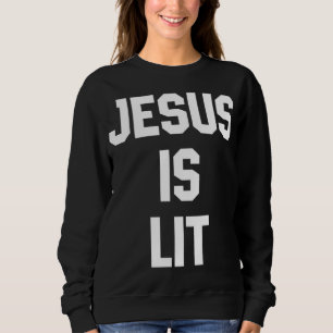 Sudadera Jesús es una curiosa Biblia Cristiana Verse Cita G